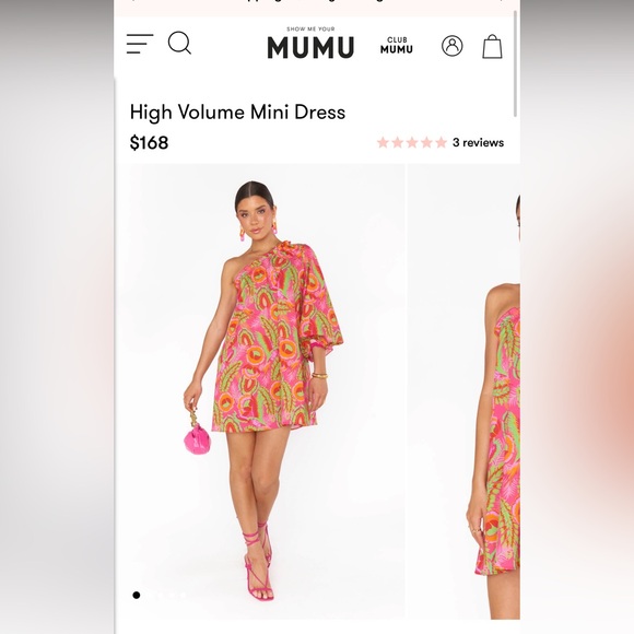 Show Me Your MuMu | Dresses | Show Me Your Mumu High Volume Mini Dress |  Poshmark